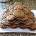 Cherry Ganache Stuffed Chocolate Chunk Espresso Cookies