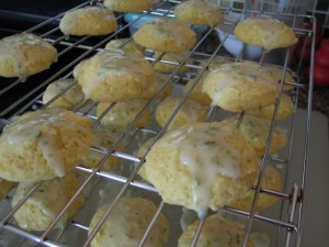 Lime Crème Fraiche Cookies