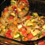 Roasted Eggplant with Tomato Stuffing