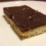 Dark Chocolate Salted Caramel Cookie Bars