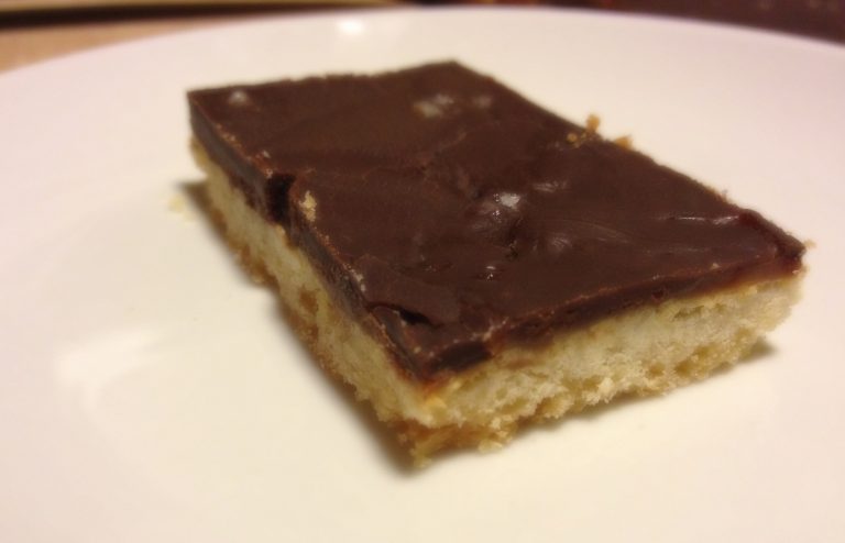Dark Chocolate Salted Caramel Cookie Bars