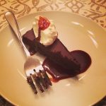Flourless Chocolate Torte with Salted Caramel Sauce
