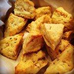 Rosemary Pear Asiago Scones