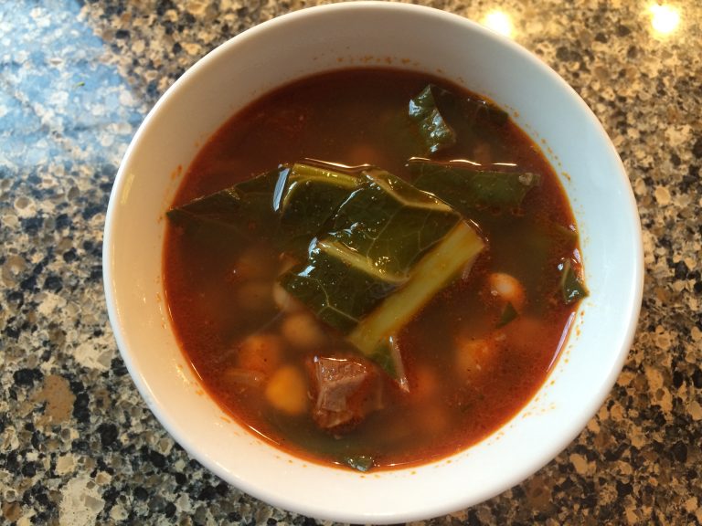 Collard Greens Soup with Beef