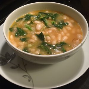Spicy White Beans & Greens